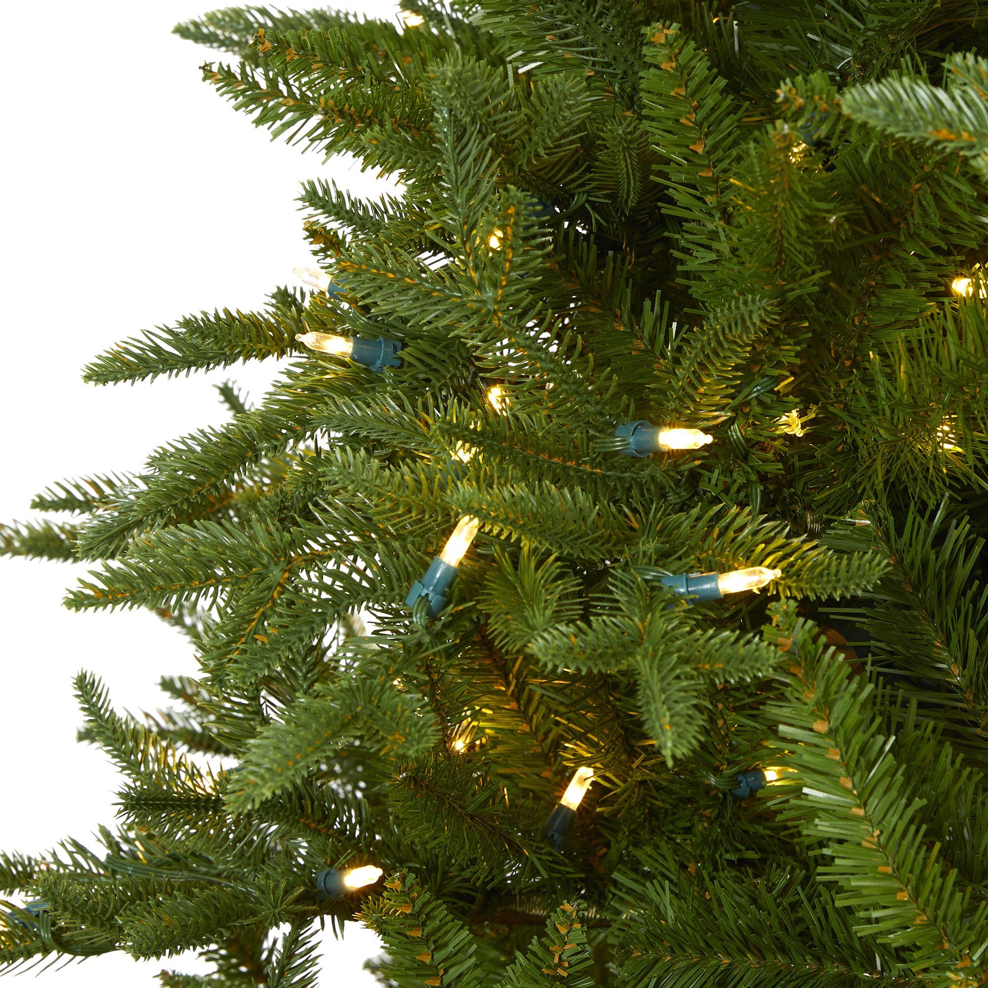 7.5' Cambridge Fir Artificial Christmas Tree with 800 Clear Warm (Multifunction) LED Lights with Instant Connect Technology and 1644 Bendable Branches