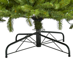 9’ Sierra Spruce “Natural Look” Artificial Christmas Tree with 1000 Clear LED Lights and 4443 Tips