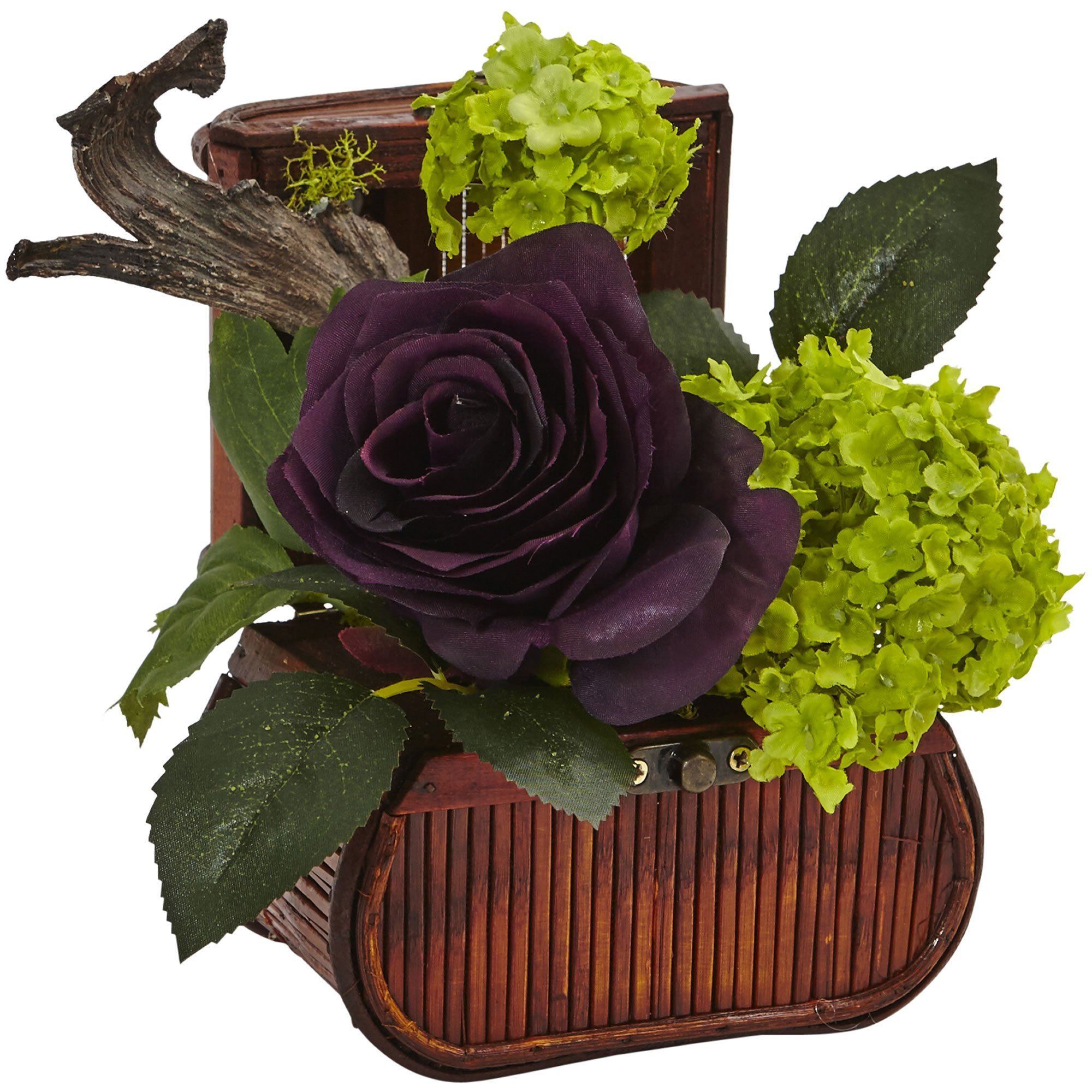 Rose and Mini Green in Chest (Set of 3)