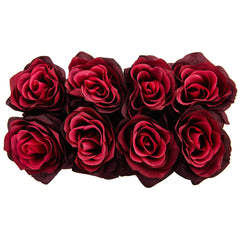 Roses Arrangement in Black Vase
