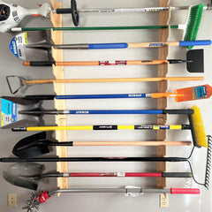 Wall-Mounted Garden Tool Rack - Garage