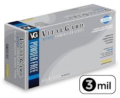 VitalGard® Nitrile PF Exam Gloves (Case) Palm: 2.8 Mil | Finger: 3.9 Mil