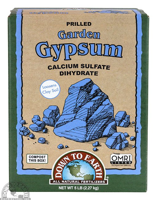 Down To Earth Garden Gypsum 5lb. (AUN)