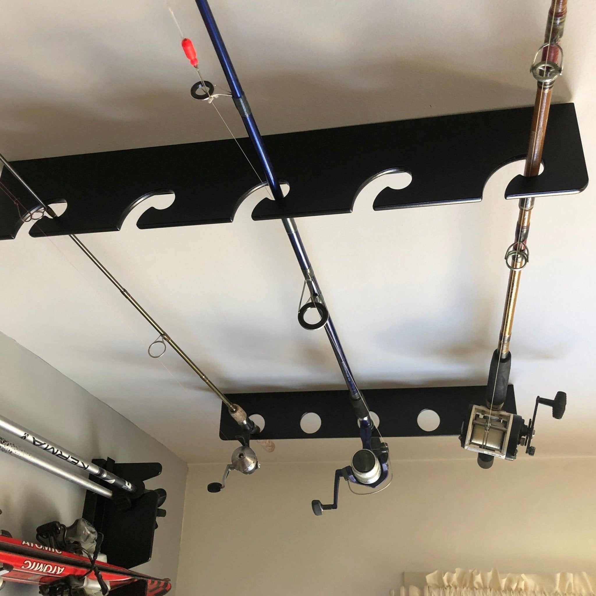 fishing rod holder ceiling mount UNIVERSAL RACK- Wall or Coldcreek Outfitters Butizone Wall Mounted Fishing Rod