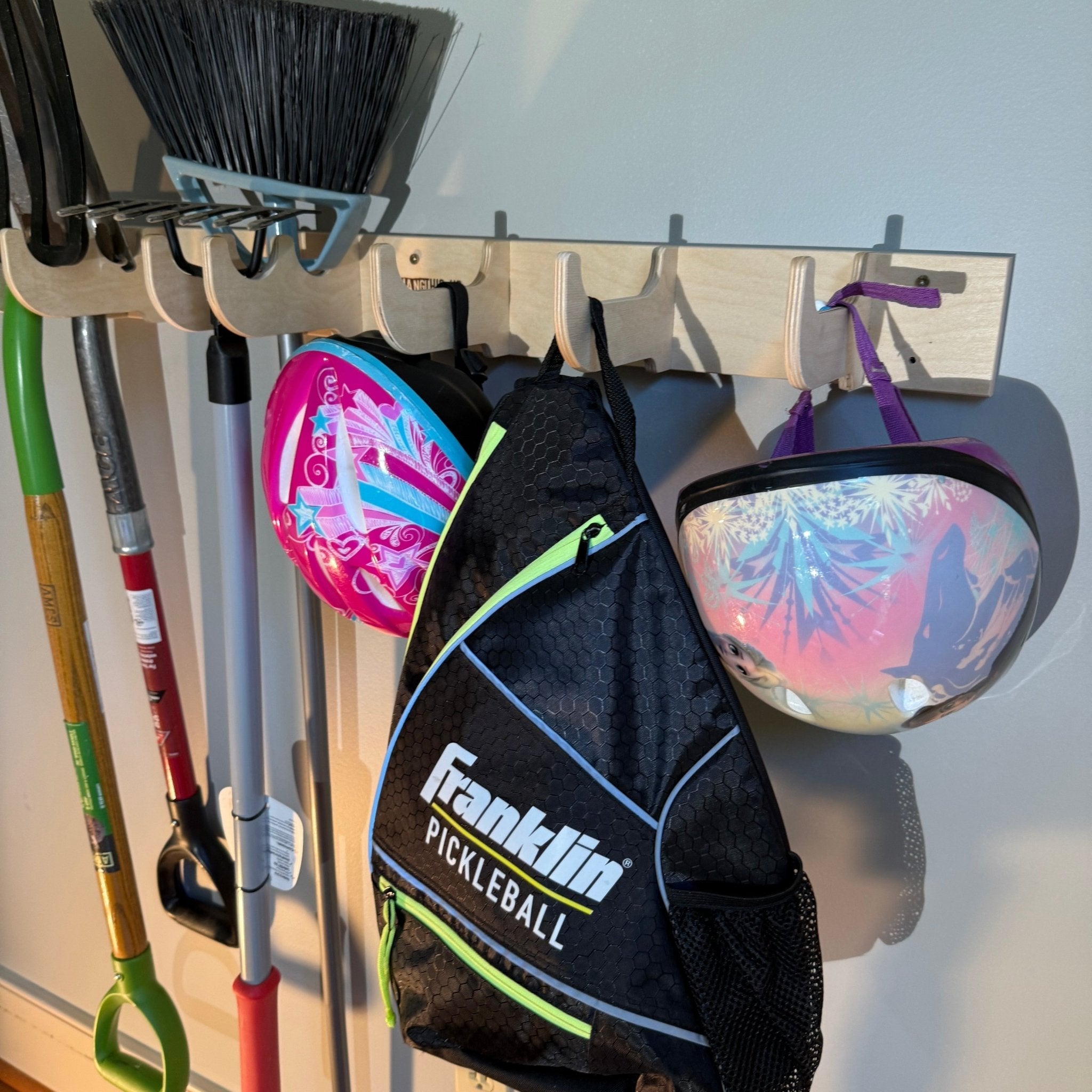 Heavy-Duty Garage Tool and Misc. Hook Rack