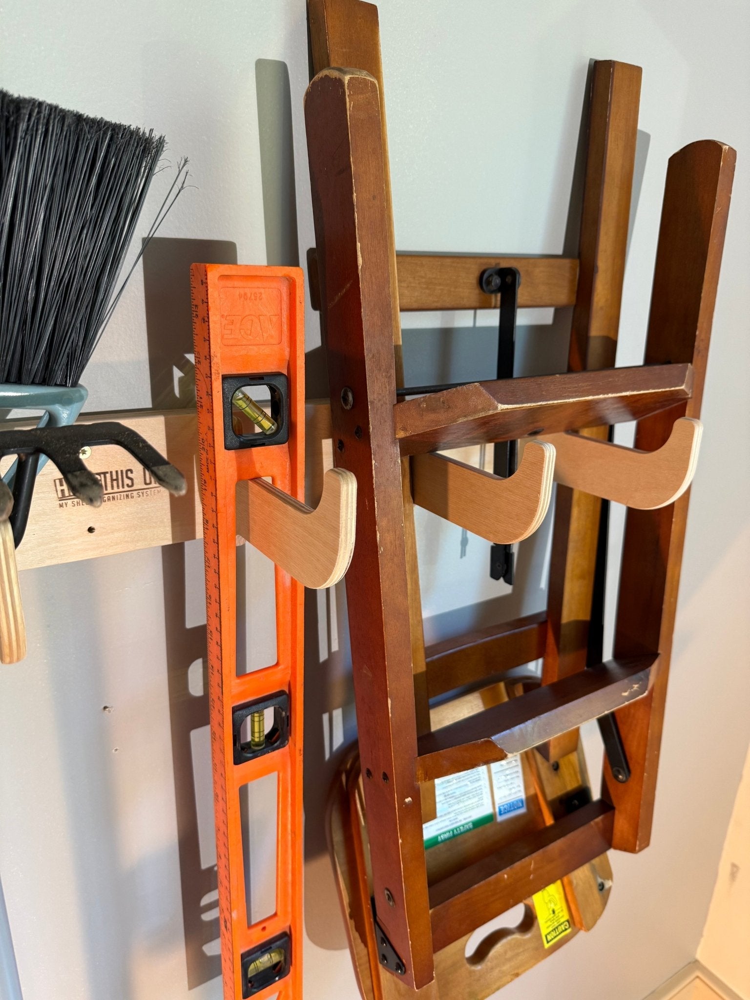 Heavy-Duty Garage Tool and Misc. Hook Rack