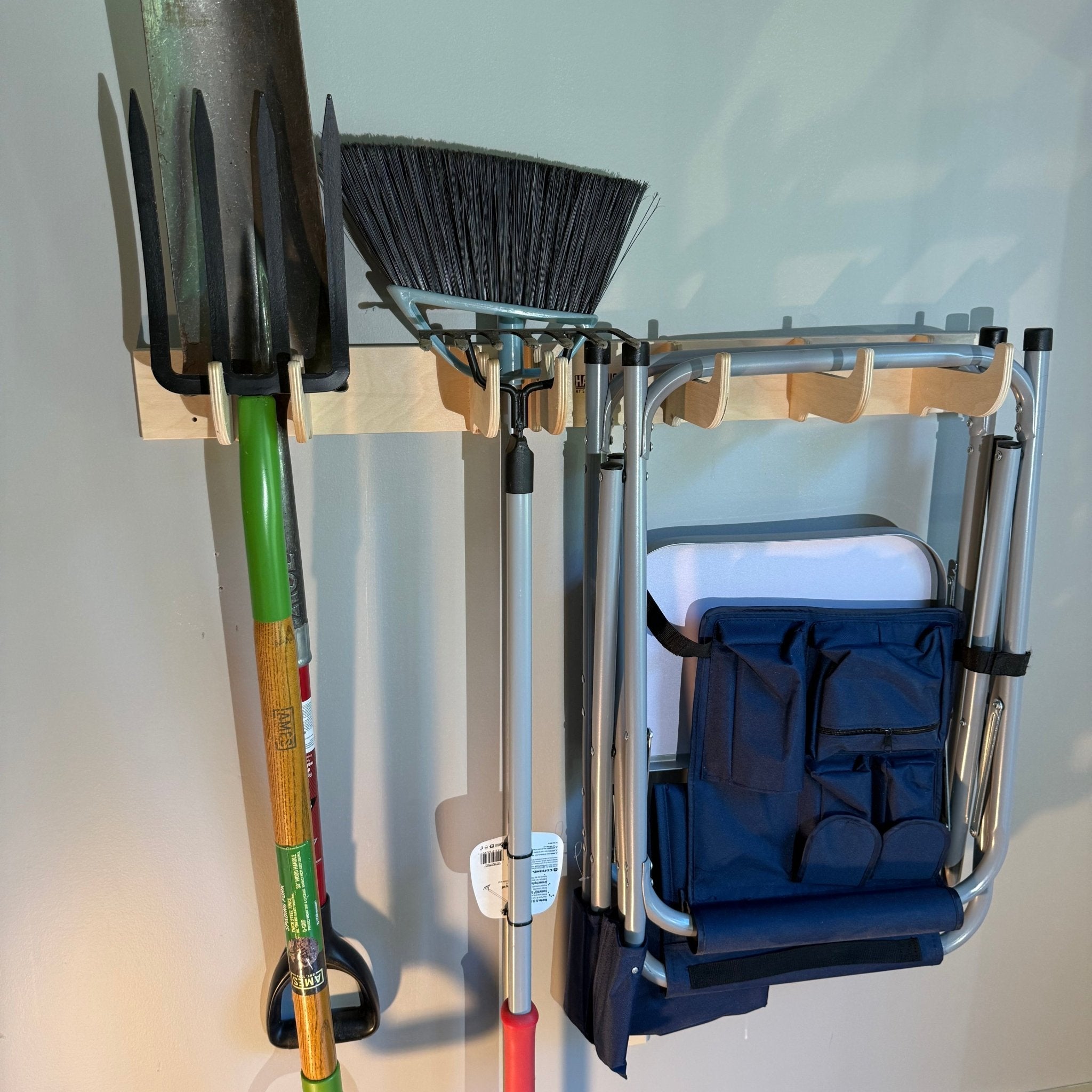 Heavy-Duty Garage Tool and Misc. Hook Rack