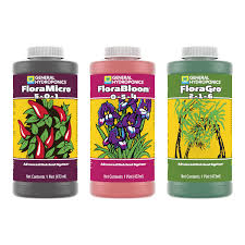 General Hydroponics Flora Series: FloraGro, FloraBloom, FloraMicro  GH Trio Pack