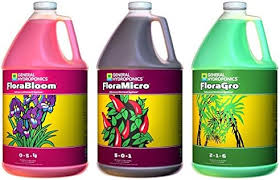 General Hydroponics Flora Series: FloraGro, FloraBloom, FloraMicro  GH Trio Pack