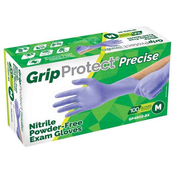 GripProtect® Precise Nitrile Powder-Free Exam Gloves