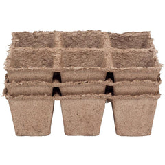 CowPots - 3" Square 6 Pack (Pack of 3)