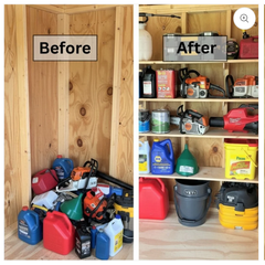 Heavy-Duty Shed Shelf Bracket Kit