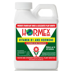 Hormex Rooting Hormone Concentrate with B1 – Root Growth Stimulator for Stronger, Thriving Plants - Prevents Transplant Shock - Hydroponics, Houseplants, Gardens, Trees, Fruits and Vegetables
