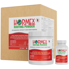 Hormex Rooting Powder #8 (0.80 IBA) - Rooting Hormone for Semi-Hardwood Houseplants, Medicinal & Tree Cuttings