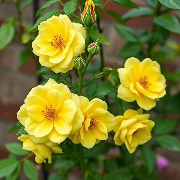 20pcs Yellow Climbing Rose Seeds – Rare Vining Roses, Bright