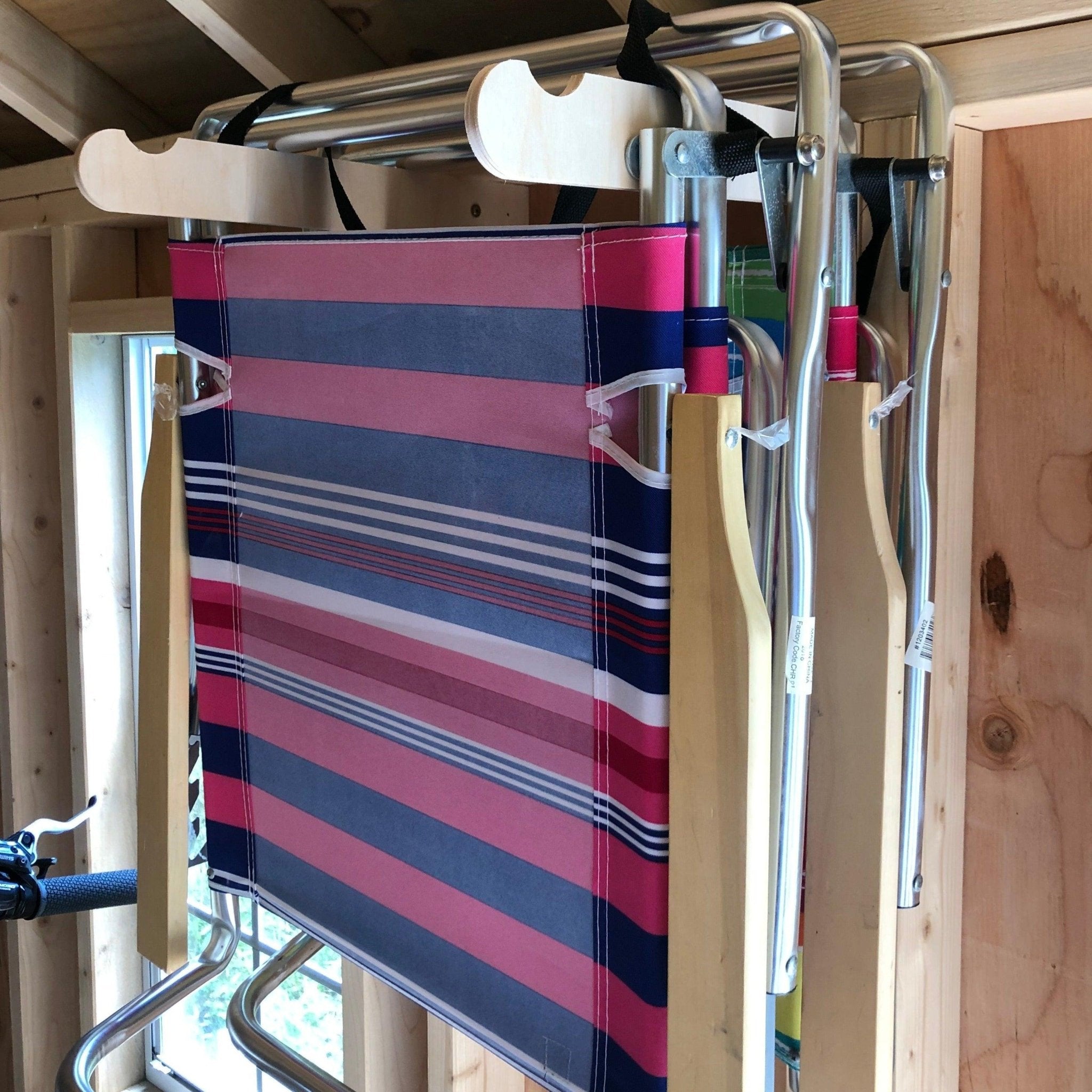 Lawn Chair Organizing Stud Mounted Hooks