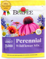 Wildflower Seed Mix 25,000 Bulk, 18 Varieties Non-GMO Pollinator Flower Seeds