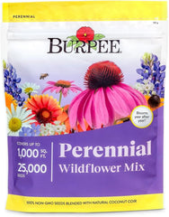 Bulk Wildflower Seeds - 25,000 Count - 18 Varieties of Non-GMO Pollinator Flower Seeds