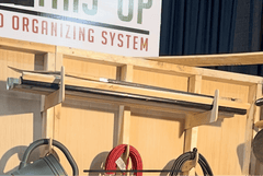 Stud Mounted Shed Storage Organizer Hooks