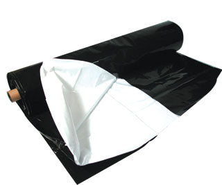 Black & White Poly, 100'x10', 4 mil - All U Need Garden Supply 