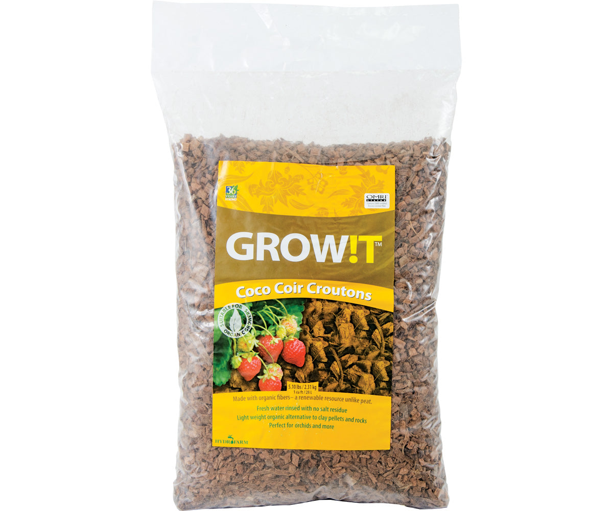 GROW!T Coco Coir Croutons, 28 L - All U Need Garden Supply 