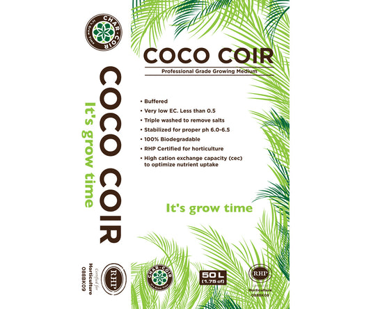 Char Coir100% RHP Certified Coco Coir, 50L