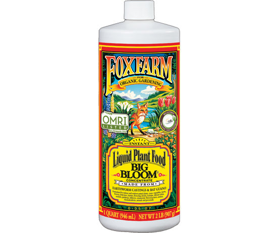 FoxFarm Big Bloom Liquid Concentrate - All U Need Garden Supply 