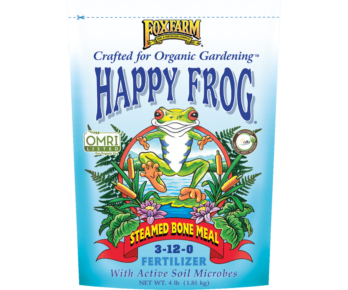 Happy Frog Steamed Bone Meal Dry Fertilizer 4 lb bag