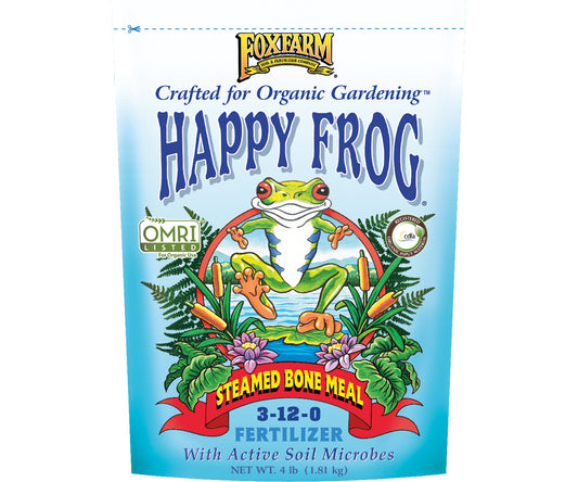 Happy Frog Steamed Bone Meal Dry Fertilizer 4 lb bag