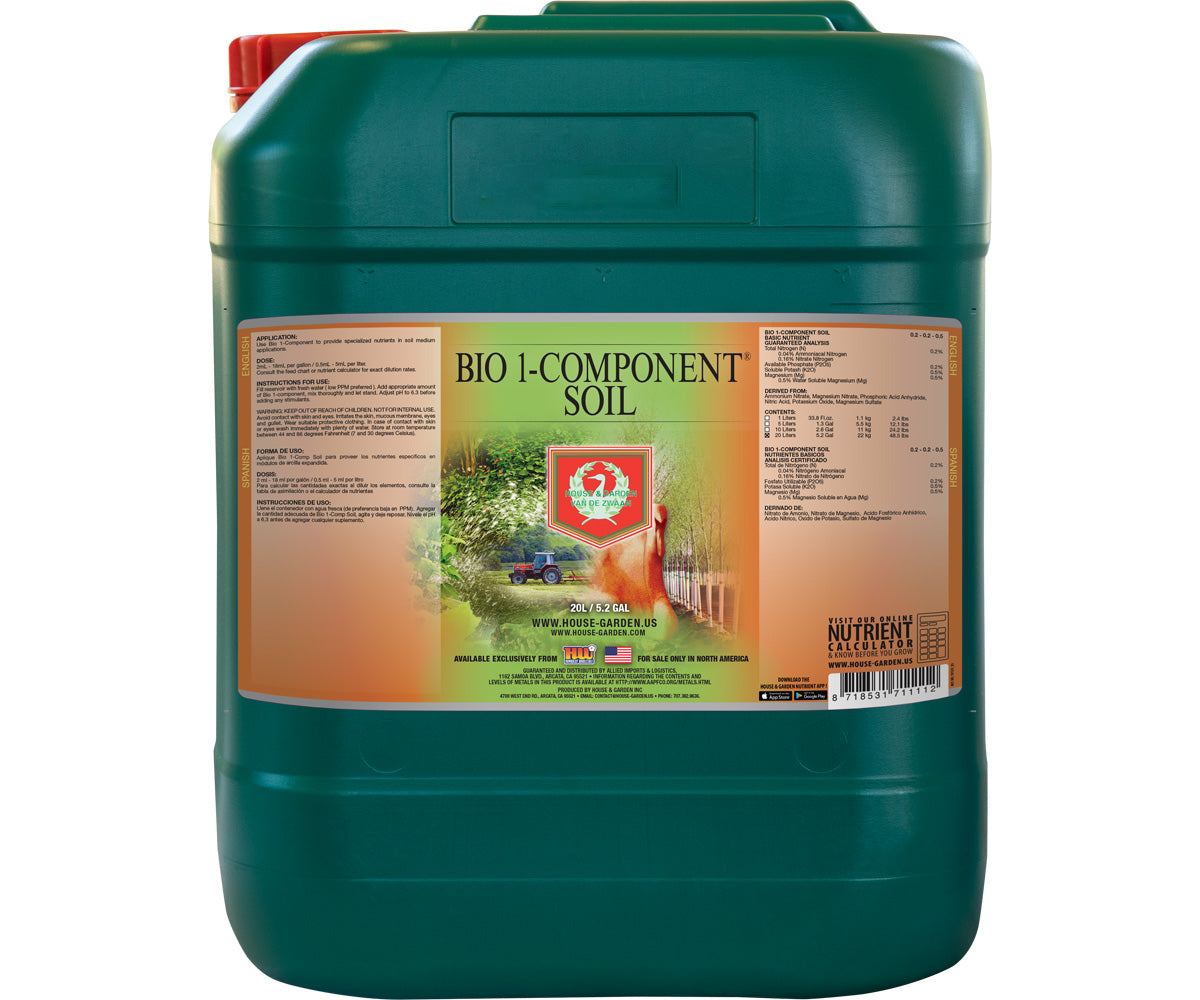 House & Garden Bio 1-Comp, 20 Liters