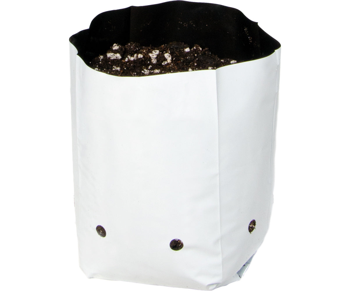 Grow Bag, White/Black  1/2 gal, 34 packs of 30 (1020)