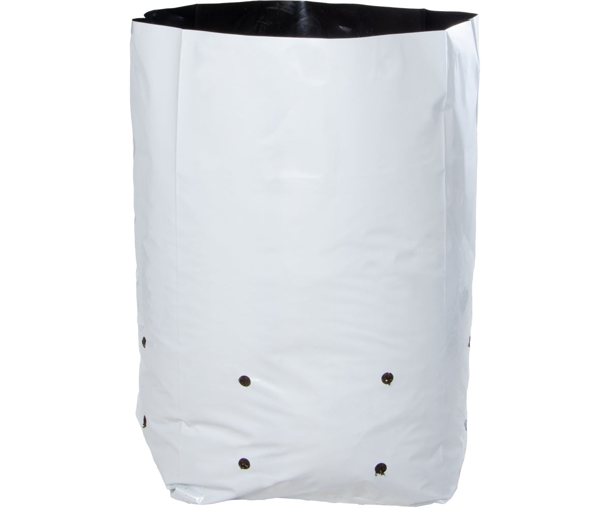 Grow Bag, White/Black  5 gal, 16 packs of 25 (400)