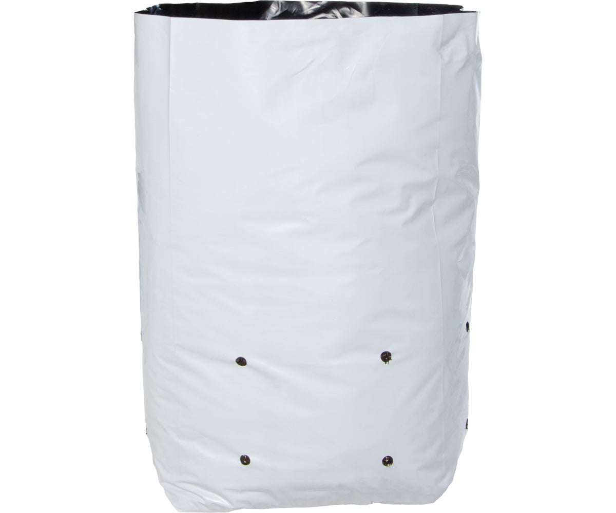 Grow Bag, White/Black  7 gal, 16 packs of 25 (400)