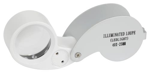 Grower's Edge Illuminated Magnifier Loupe 40x (12/Cs)