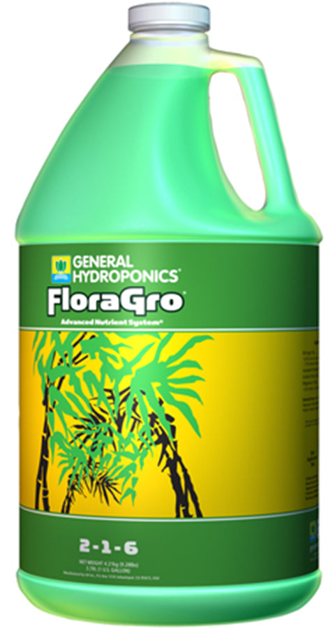 General Hydroponics® FloraGro® 2 - 1 - 6 - All U Need Garden Supply 