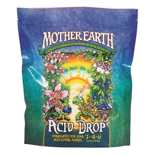 Mother Earth Acid Drop Formulated For Your Acid Loving Plants 3-4-6 4.4LB/6