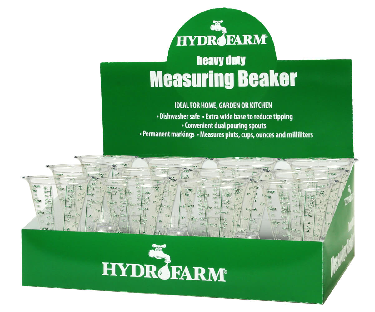 Hydrofarm Measuring Beaker, case of 12