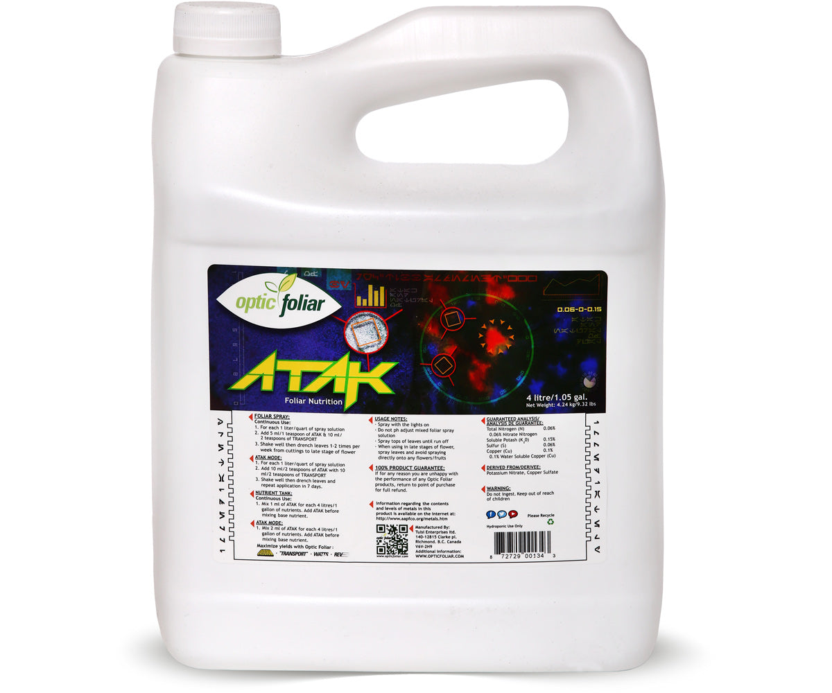 Optic Foliar ATAK CONCENTRATE 4L 1.05gal