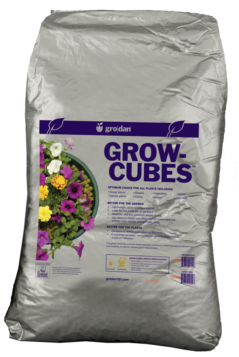 Grodan Mini Cubes, 2 cu ft bag, case of 3