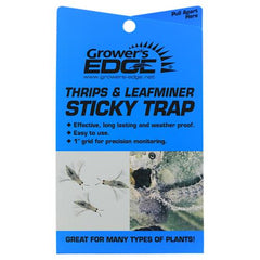 Grower's Edge Thrips & Leafminer Sticky Trap 5/Pack (80/Cs)