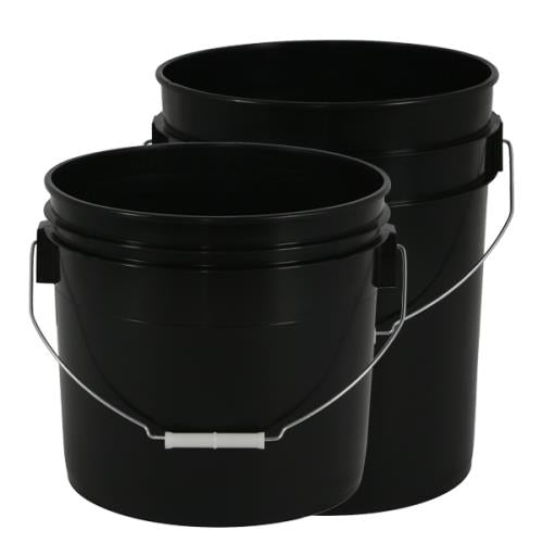 Gro Pro Black Plastic Bucket 3.5 Gallon